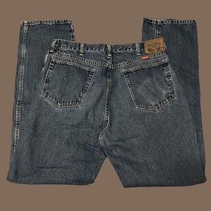 Medium Wash Blue Wrangler Regular Fit Jeans Men's 36W X 34L